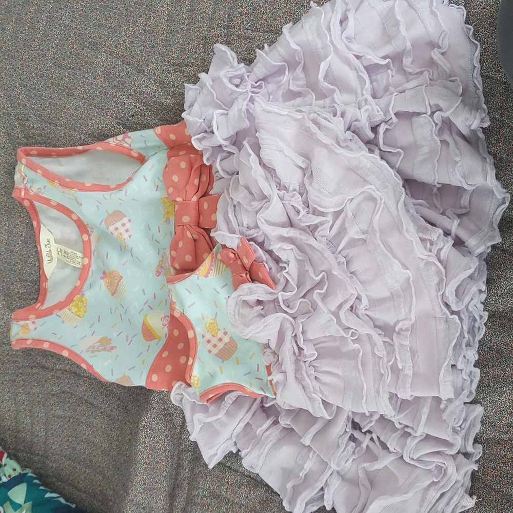 Matilda Jane cake birthday dress with doll dress